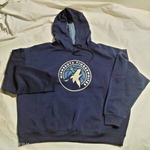 NBA Minnesota Timberwolves Friday Night Lights Pullover Hoodie Navy XL